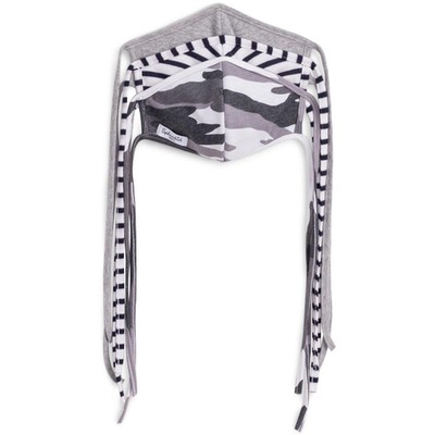 Великолепная женская серая немедицинская маска для лица на завязках из 3PK O/S BHFO 7567