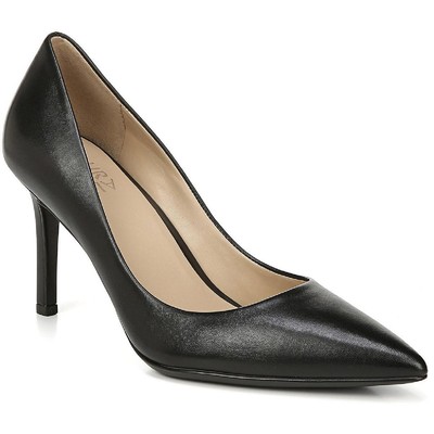 

Женские туфли Naturalizer Anna, темно-синие кожаные туфли на каблуке, ширина 8,5 (C, D, W) BHFO 9290, Inky navy leather