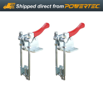 POWERTEC 20324-P2 Vertical Latch Action Toggle Clamp 40344, 2 PK