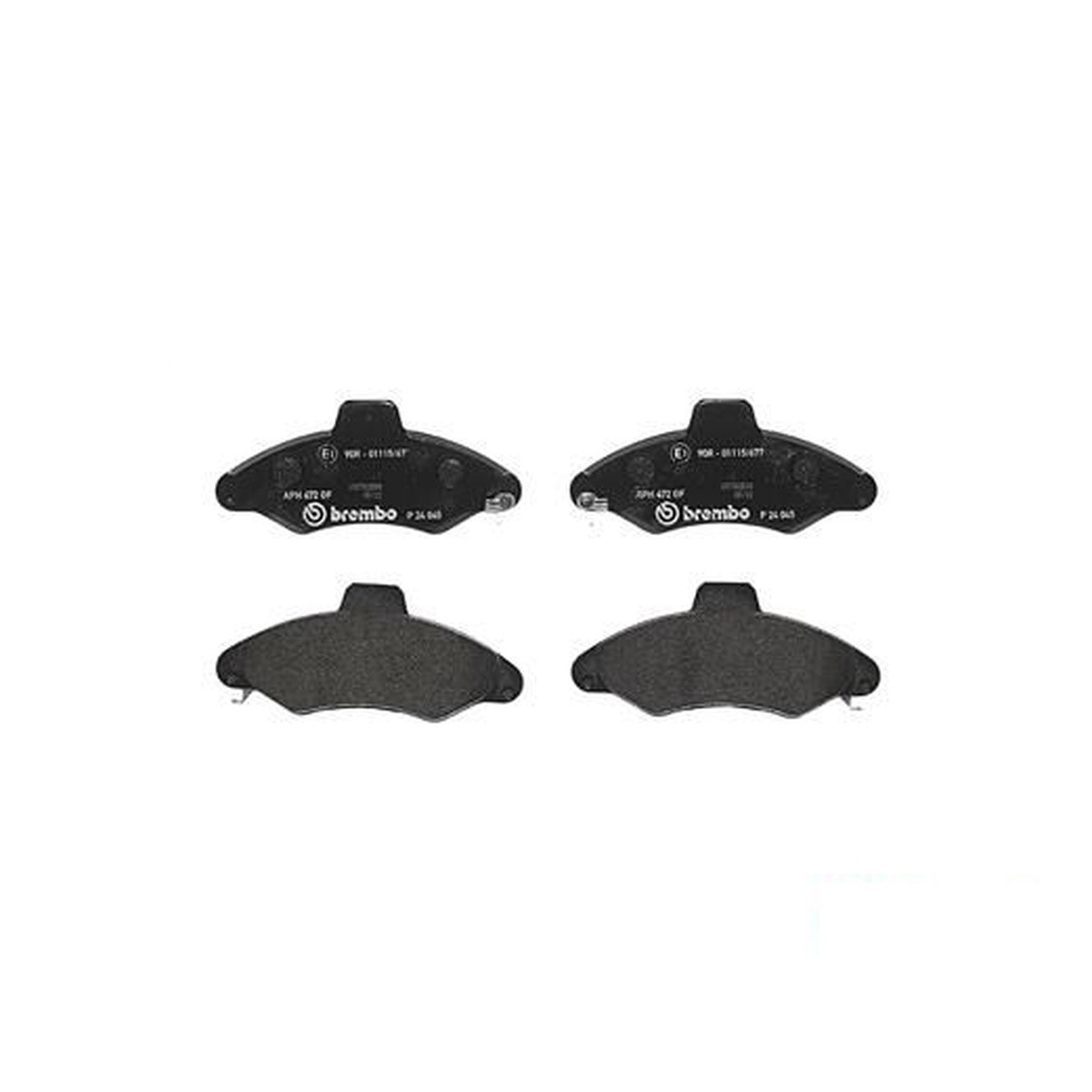 Bremsbelagsatz Scheibenbremse 18 mm BREMBO für u.a. FORD ESCORT