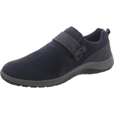 Женские темно-синие замшевые мокасины-слипоны Easy Spirit шириной 11 см (C, D, W) BHFO 2987