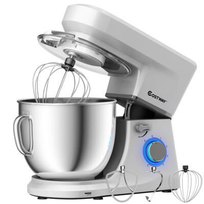 7.5 Quart 6 Speed 660w W/dough Hook, Whisk & Beater Silver