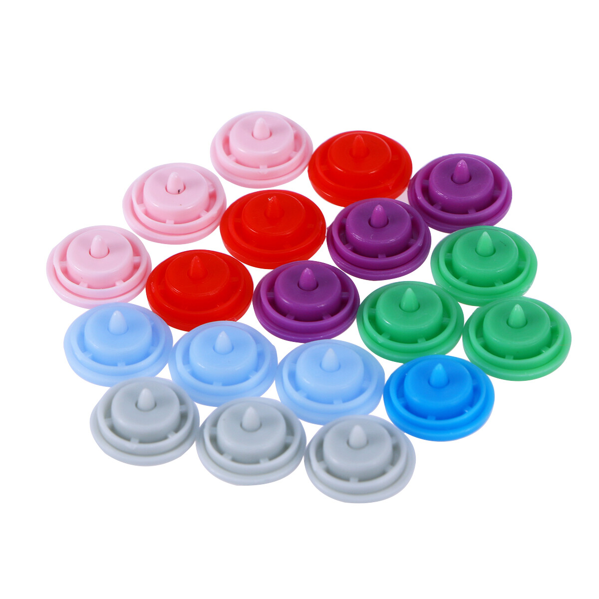 360 Sets KAM Snap Kits Plastic Snaps Fastener Buttons Press Stud Set T5