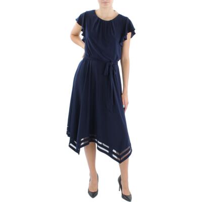 

Женское платье миди с поясом и поясом Jessica Howard BHFO 6472, Navy
