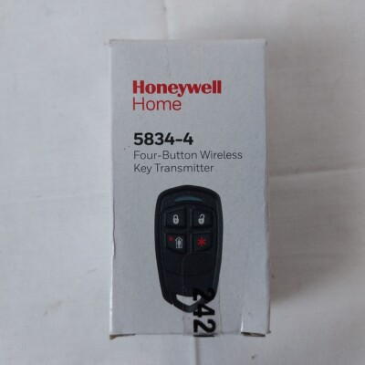 Brand New Honeywell 5834-4 4-Button Wireless Key Fob