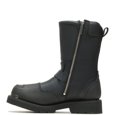 Pre-owned Harley-davidson Men's Shift Riding Boot Black - D95115, Black