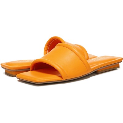 

Franco Sarto Женские сандалии Caven Orange Slide Shoes 7 Medium (B,M) BHFO 8256, Citrus leather