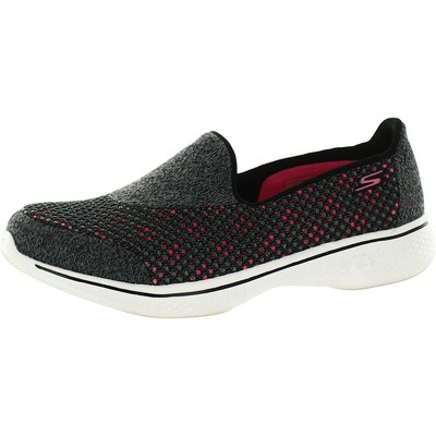 

Женские прогулочные туфли Skechers Go Walk 4-Kindle, черные, 9, средний (B,M) BHFO 4958, Black/hot pink