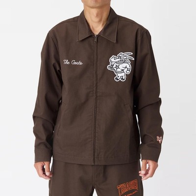 

Мужская куртка HUF x Thrasher Field Crew коричневый, HUF x Thrasher Field Crew Jacket