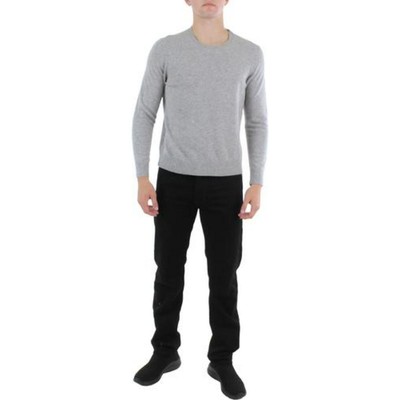 

Мужской серый пуловер с длинными рукавами Calvin Klein  BHFO 1313 из шерсти мериноса, Heroic grey heather