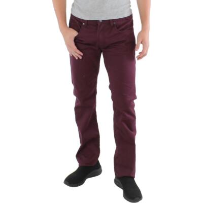 

Мужские красные джинсовые джинсы Buffalo David Bitton Slim с высокой посадкой  BHFO 5102, Красный