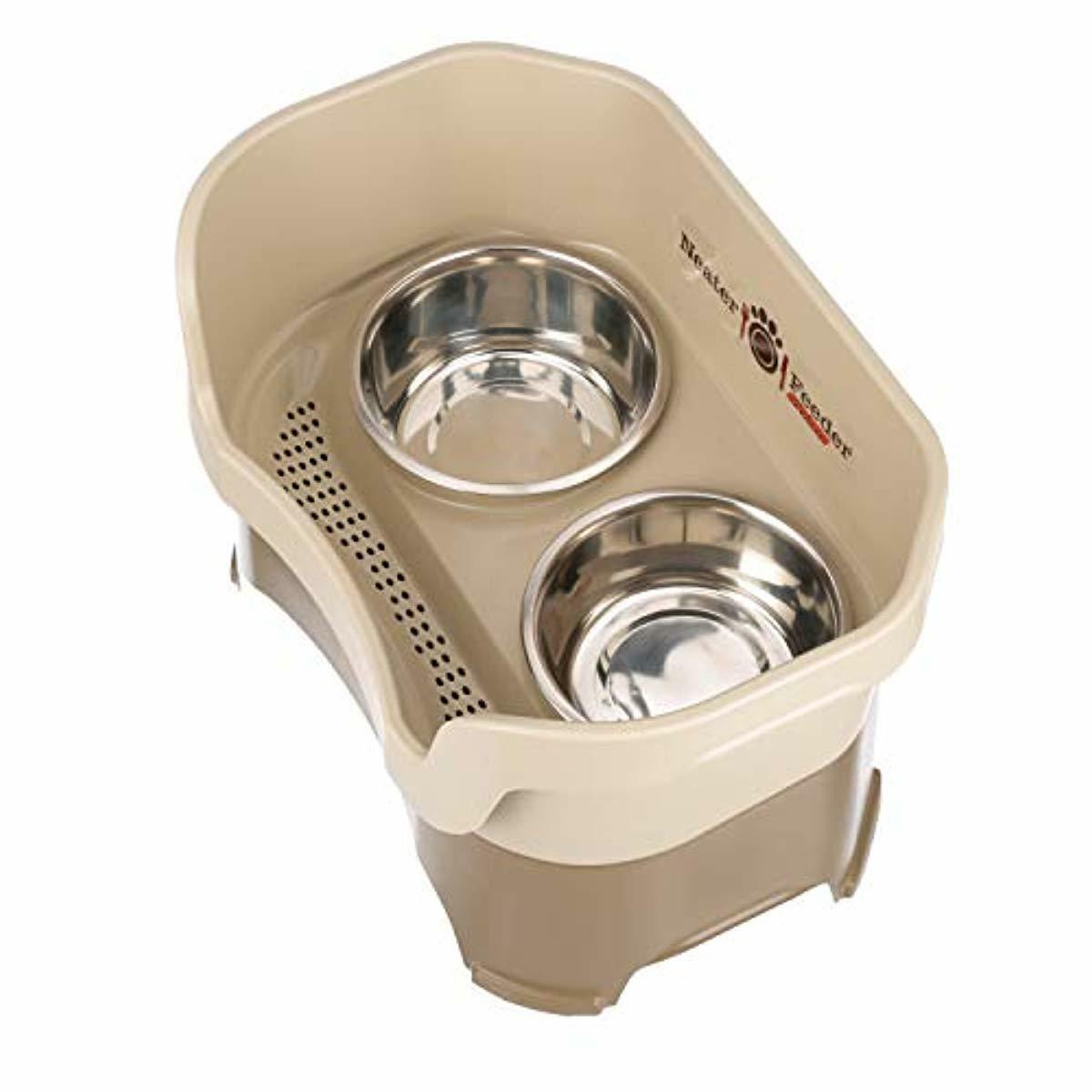 Dinner Double Proof No Non Feeder Deluxe Dinner Neater Dog Bowls