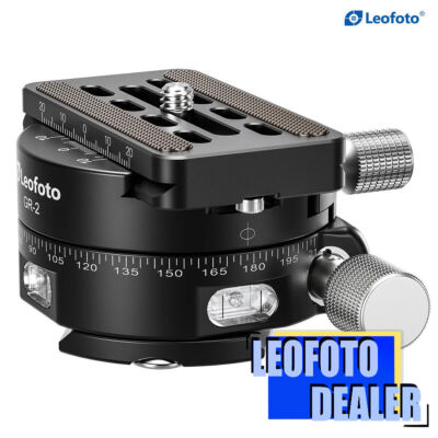 Leofoto GR-2 Geared Panning Adapter | Arca Compatible
