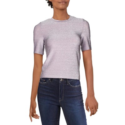 

Женская блестящая футболка с круглым вырезом Fore BHFO 0045