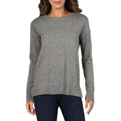 

Женский серый кашемировый пуловер цвета морской волны Aqua Cashmere Свитер  BHFO 8760, Dark grey