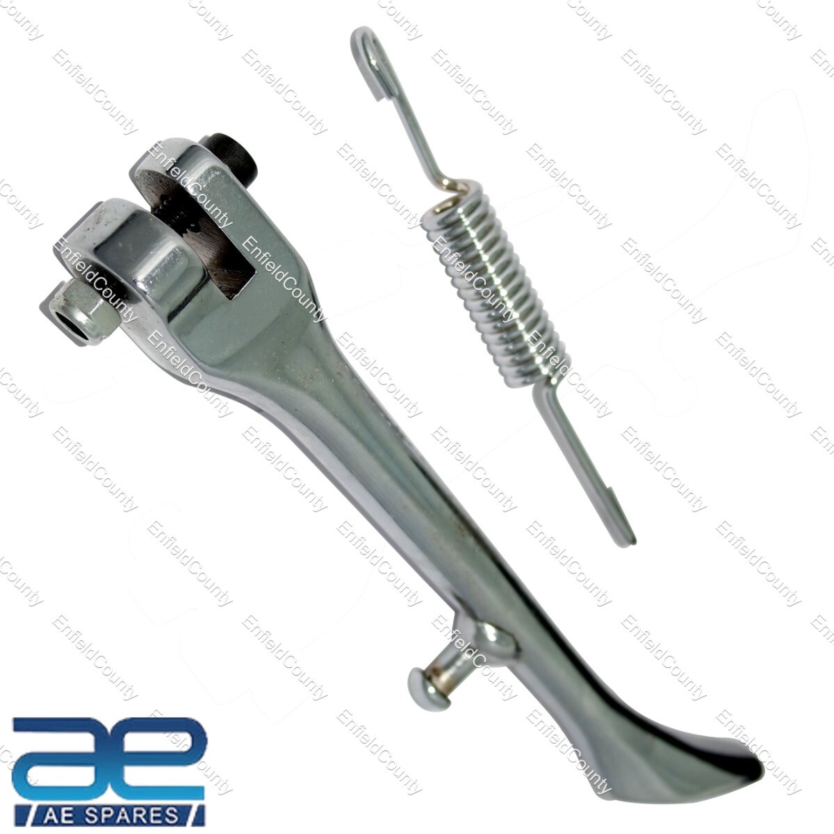 For Royal Enfield Classic 350cc 500cc Side Stand With Spring Steel Chrome 