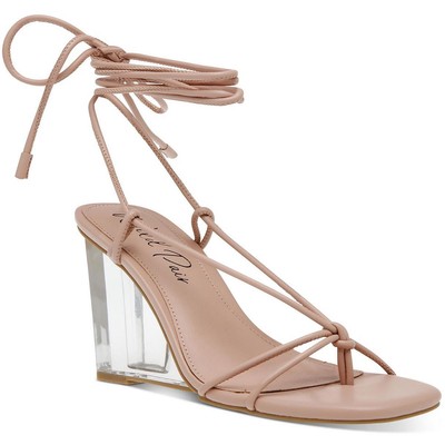 

Женские розовые сандалии на танкетке Wild Pair Santeago 8,5 средний (B,M) BHFO 6159, Розовый