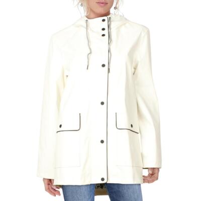 Noize женский белый легкий миди повседневный плащ верхняя одежда BHFO 5703, Off white