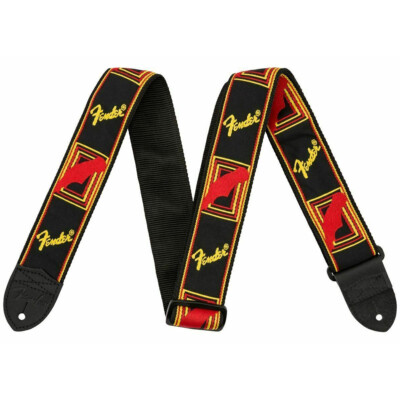W/ Fender Logo Black/yellow/red