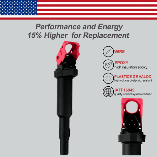 8X OEM Ignition Coil + Iridium Spark Plugs For BMW 550i 650i 750i M6 X5 X6 UF592