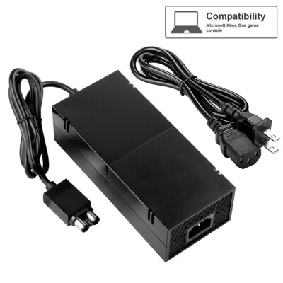For Microsoft Xbox One 500G Console Power Supply Brick AC Adapter Charger Cable
