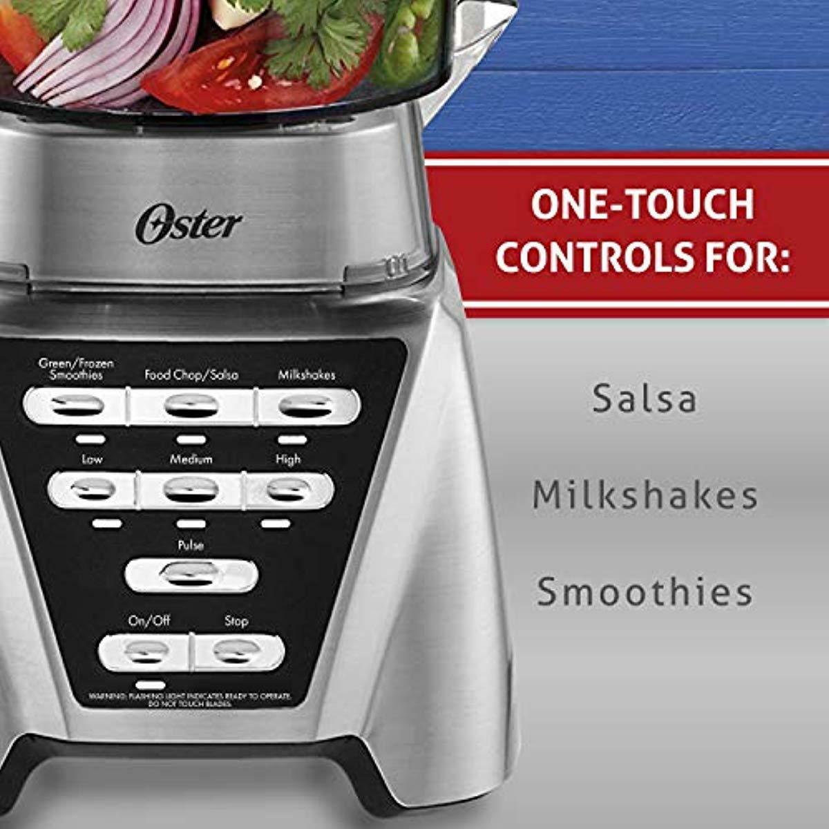 Oster Blender Pro 1200 w/ Glass Jar 24-Ounce Smoothie Cup Fo
