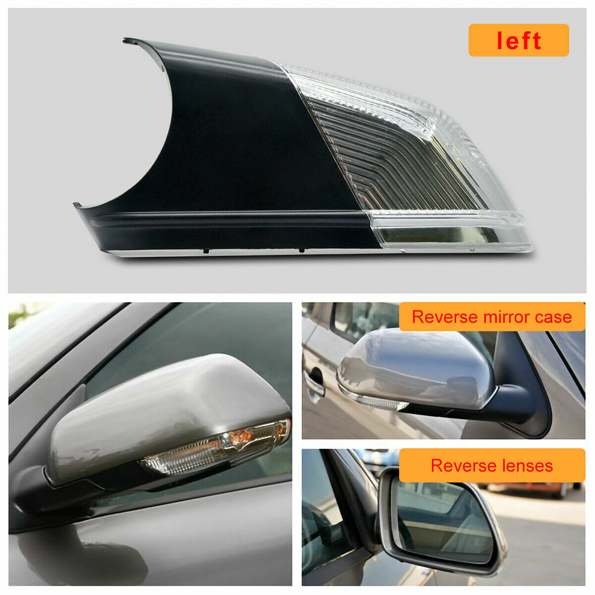 MIRROR BLINKER LIGHT FOR VW POLO 2005-2010 LEFT PASSENGER SIDE