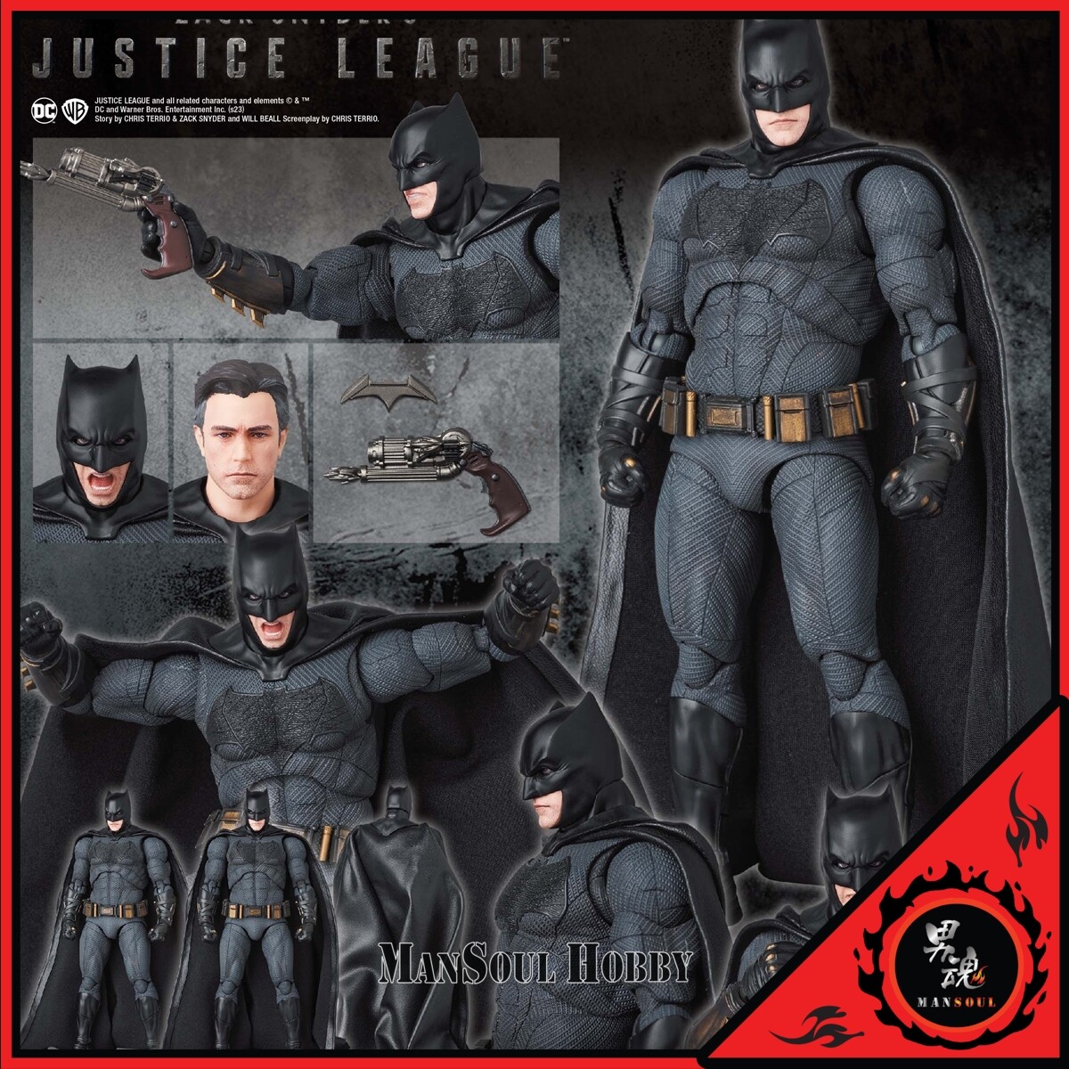 MAFEX バットマン (ZS JUSTICE LEAGUE Ver.) MAFEX 222 BATMAN ZACK SNYDER'S JUSTICE LEAGUE Ver Action