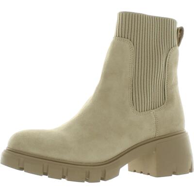 

Женские ботинки Steve Madden Hayle Beige Chelsea 8,5 Medium (B,M) BHFO 9209, Sand suede
