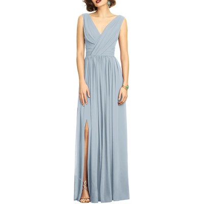 Коллекция Dessy от Vivian Diamond Женское синее вечернее платье 8 BHFO 2245