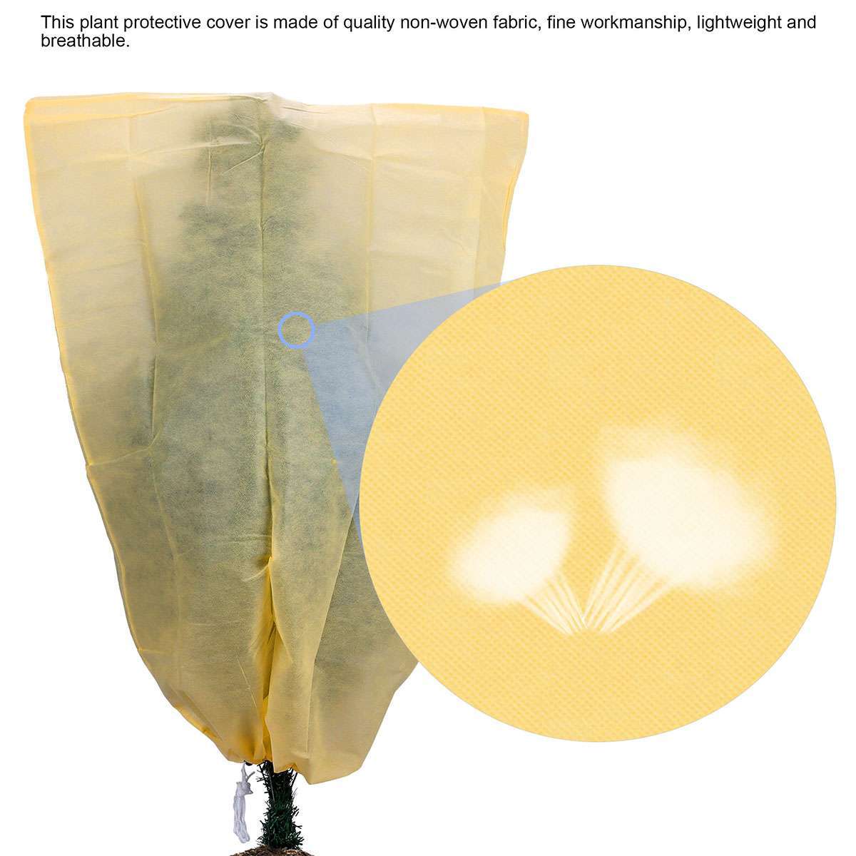 Frost Freeze Protection Bags For Plants Winter Drawstring Garden Plant Cover Bag