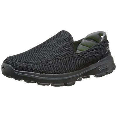 

Мужские кроссовки Skechers Go Walk 3, черные кроссовки для фитнеса 11 Extra Wide (EE) BHFO 8295, Черный