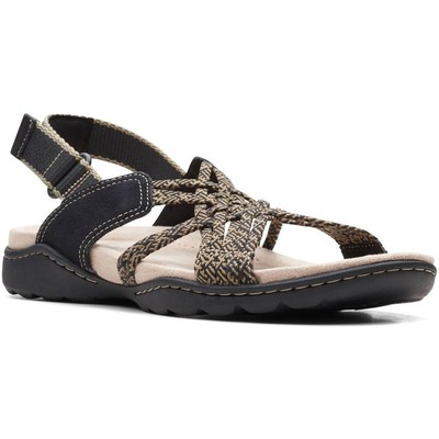 

Женские сандалии на танкетке Clarks Amanda Ease с ремешком на пятке Comfort BHFO 1906, Amanda Ease