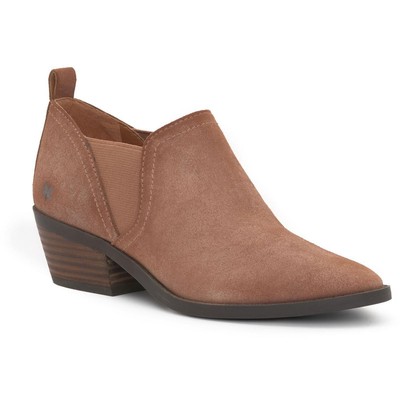 Женские замшевые ботильоны Fallo Tan от бренда Lucky, размер 8.5 средний (B,M) BHFO 9421