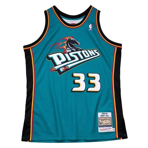 ミッチェルアンドネス PISTONS Grant Hill アニバーサリー レア 100% Authentic Grant Hill Mitchell & Ness 98 99 Pistons