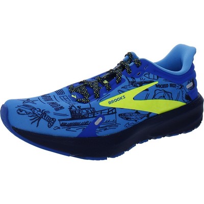 

Кроссовки Brooks Womens Launch 9 Blue Running Shoes 8.5 Medium (B,M) BHFO 1347, Nautical blue/nightlife/peacoat, Launch 9