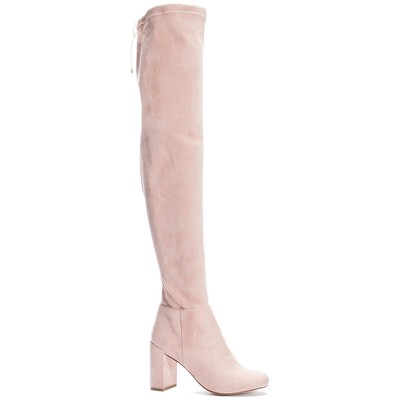 Женские сапоги выше колена King Pink из китайской прачечной 8.5 Medium (B,M) BHFO 7649