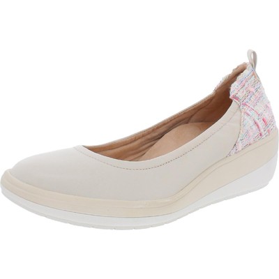 

Женские кожаные балетки Vionic Jacey Ivory 7 Medium (B,M) BHFO 2905, Cream leather woven