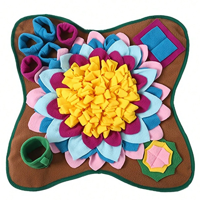 Pet Snuffle Mat for Dogs, Interactive Feed Puzzle for Boredom Comfort and Softne