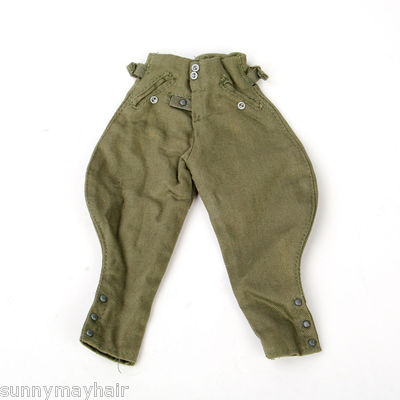 16 WWII German Soldier German breeches 12quot figure bodypants clothing