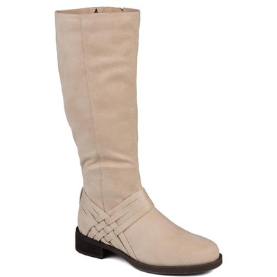 

Женские бежевые полусапоги Journee Collection Shoes 9 Medium (B,M) BHFO 7779, Stone