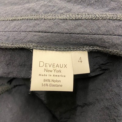 Pre-owned Deveaux Madelyn Cutout Cotton-seersucker Midi Dress Women's Size 4 In Blue