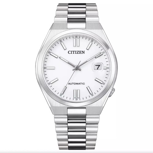 Pre-owned Citizen Tsuyosa White Dial Stainless Steel Automatic Nj0150-81a Men's Watch