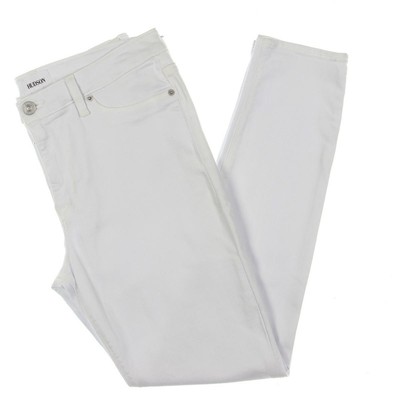 Джинсы-скинни со средней посадкой по щиколотку Hudson Womens Natalie White Denim 28 BHFO 5873