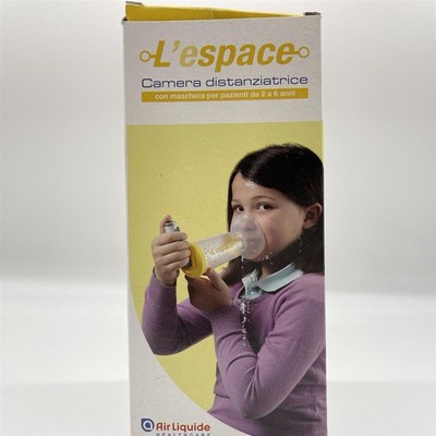 L'ESPACE Gelb Kammer Abstandshalter mit Kindermaske für Kinder von 2 - 6 Jahren,