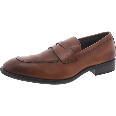 Мужские коричневые кожаные мокасины Nordstrom на плоской подошве, 9 Medium (D) BHFO 4402