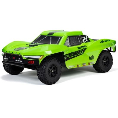 Arrma 3221T1 1:10 FURY 2WD RTR Brushed Short Course Truck grün