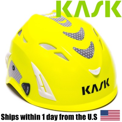 Kask Tree Climbing HI-VIZ Yellow Fluorescent Super Plasma Helmet WHE00037.201