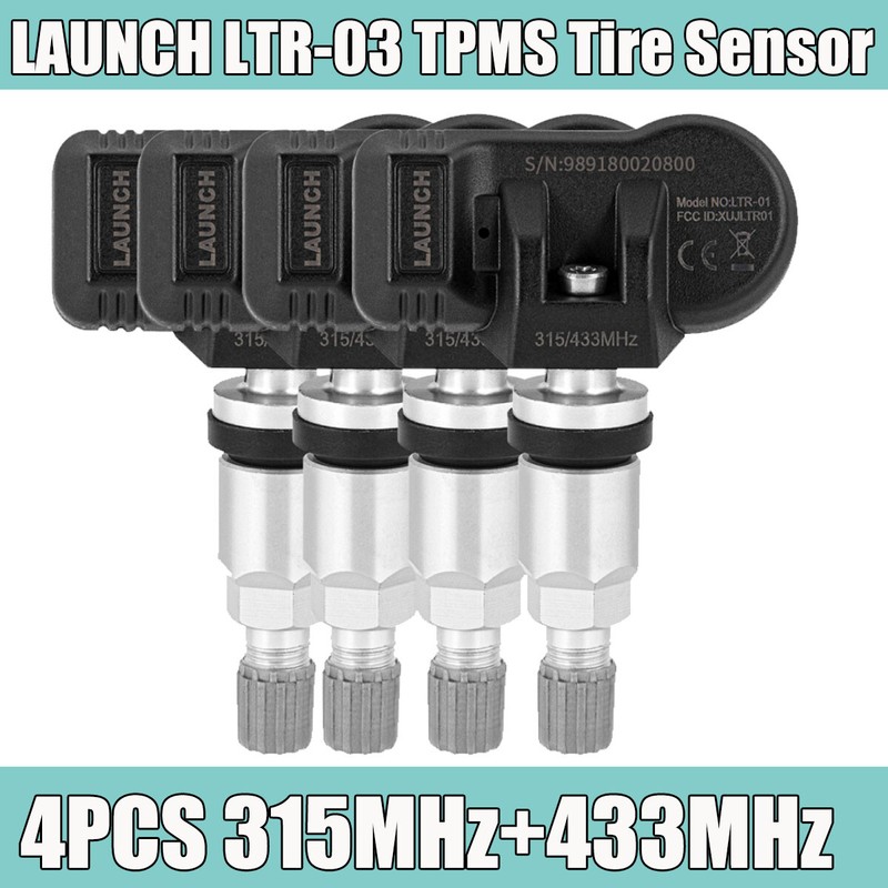 LAUNCH Universal 315MHz+433MHz Tire Pressure Sensor LTR-03 Car TPMS Programmable