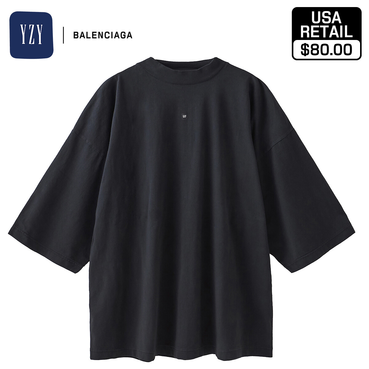 トップス Yeezy x Gap Logo LongsleeveTee DarkGreen Yeezy Gap Engineered by Balenciaga Dove Long-Sleeve Tee